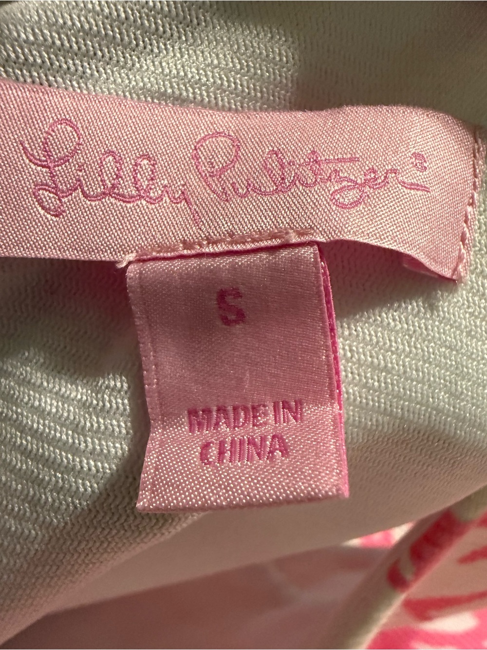 Lily Pulitzer Pink White Tropical Sheath Floral Dress Small V-Neck Resort Preppy - Picture 7 of 10